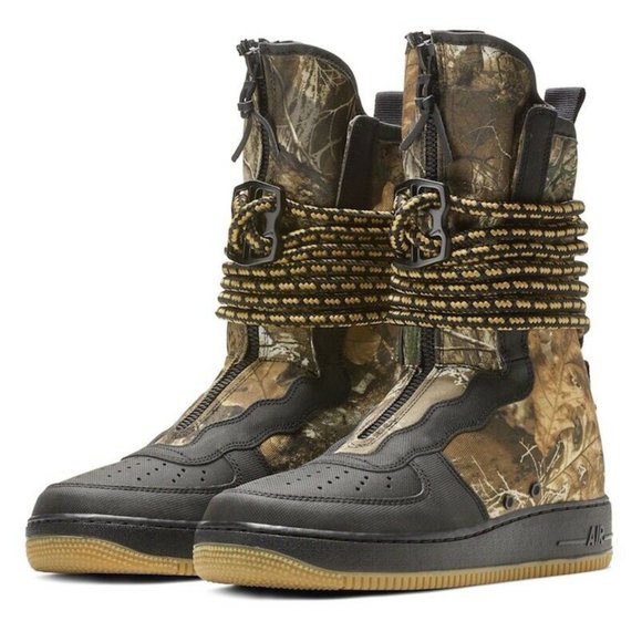 Nike Air Force 1 High SF x Realtree AA1128 004 Gum Brown Camo Men’s Size NEW